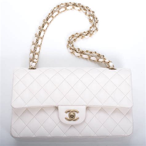 chanel small white purse|Chanel small evening bag.